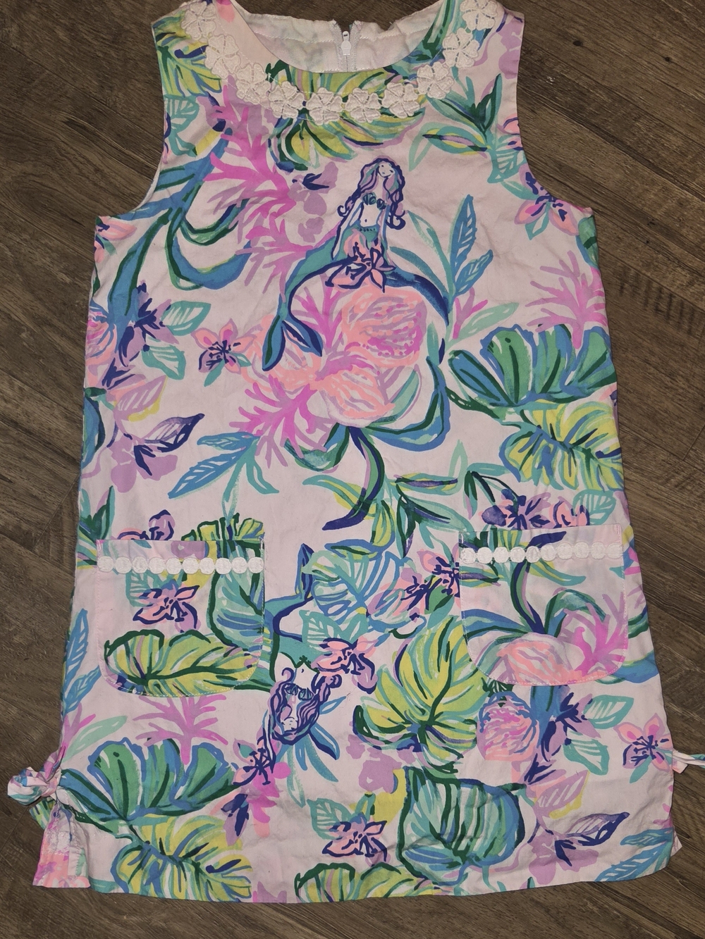 Lilly Pulitzer Mermaid In The Shade Girls Shift Dress